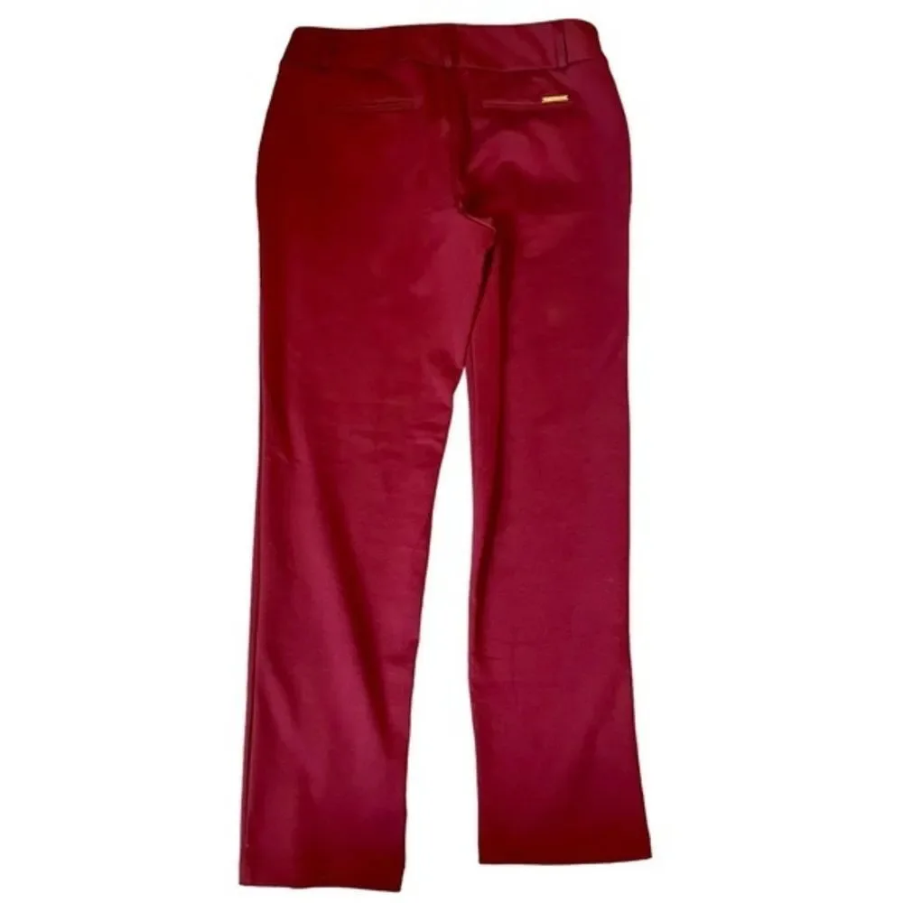 Michael Kors Lux‎ Tech Stretch Flat Front Straight Leg Pant - Siz…